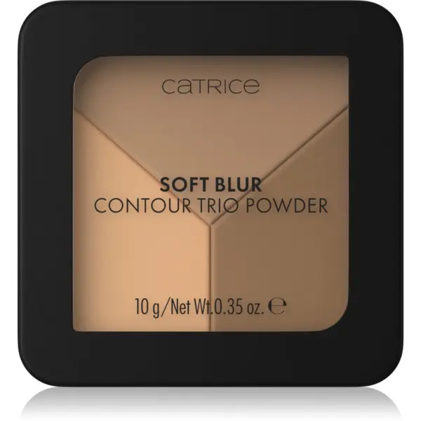 Catrice Catrice Soft Blur Contour Trio Powder paleta za konturiranje s mat efektom nijansa C020 Neutral Harmony 10 g