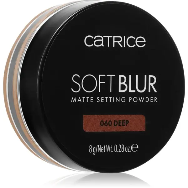 Catrice Catrice Soft Blur Matte Setting Powder puder za fiksiranje u prahu nijansa 060 Deep 8 g
