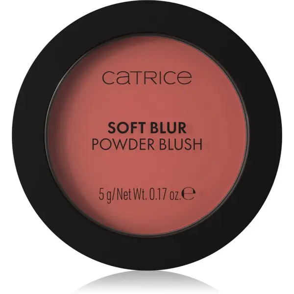 Catrice Catrice Soft Blur Powder Brush puder- rumenilo s mat efektom nijansa 060 Berry me later! 5 g