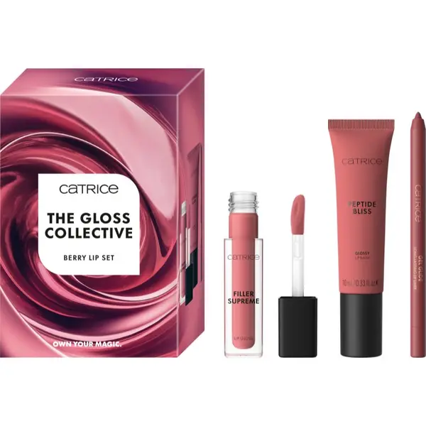 Catrice Catrice The Gloss Collective Berry Lip Set set za usne nijansa 01 Gloss The Line!
