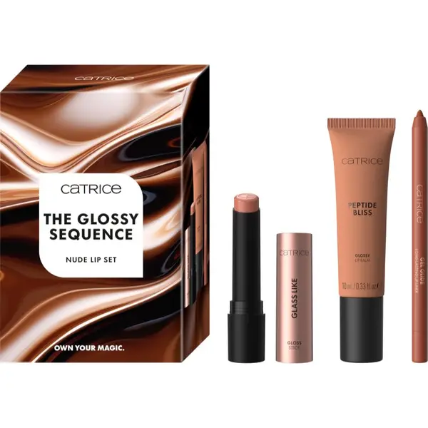 Catrice Catrice The Glossy Sequence Nude Lip Set set za usne