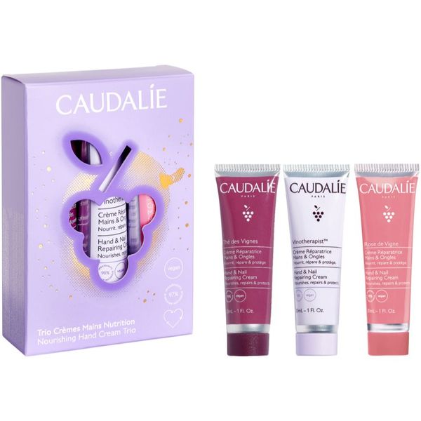 Caudalie Caudalie Hand Cream Trio Set poklon set za ruke i nokte 3 kom