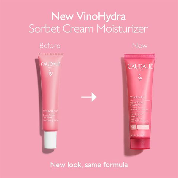 Caudalie Caudalie VinoHydra Sorbet Cream Moisturizer hidratantna gel krema za osjetljivu kožu lica 60 ml