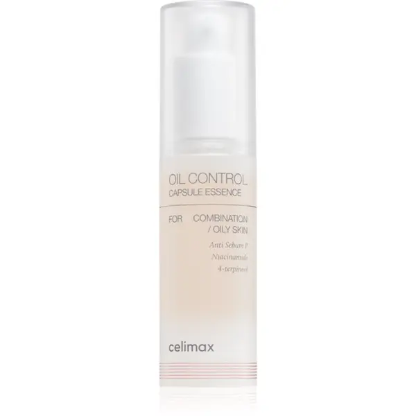 celimax celimax Oil Control Capsule Essence posvjetljujuća esencija za masno i problematično lice 30 ml