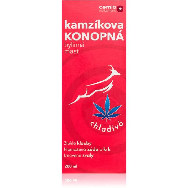 Cemio Cemio Kamzík hemp ointment pomada sa učinkom hlađenja 200 ml