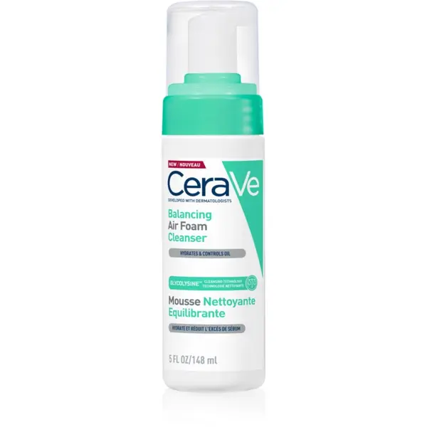 CeraVe CeraVe Cleansers Balancing Air Foam Cleanser pjena za čišćenje za normalnu i mješovitu kožu lica 148 ml