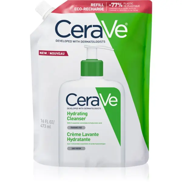 CeraVe CeraVe Cleansers Hydrating Cleanser emulzija za čišćenje s hidratantnim učinkom 473 ml