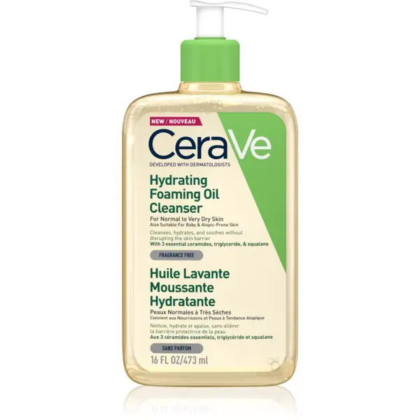 CeraVe CeraVe Cleansers Hydrating Foaming Oil Cleanser ulje za čišćenje s hidratantnim učinkom 473 ml