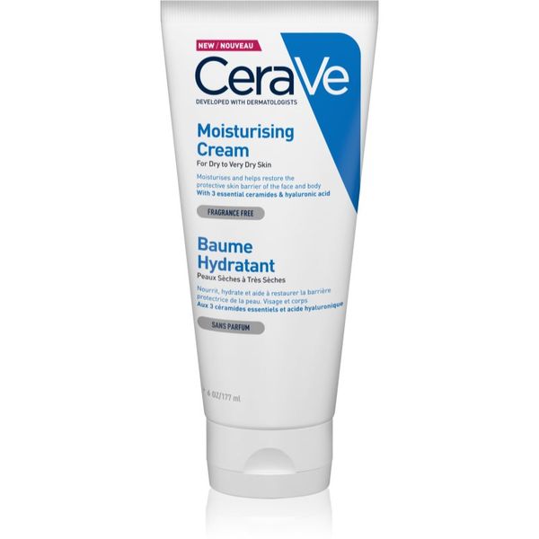 CeraVe CeraVe Moisturizers hidratantna krema za lice i tijelo za suhu i vrlo suhu kožu 177 ml