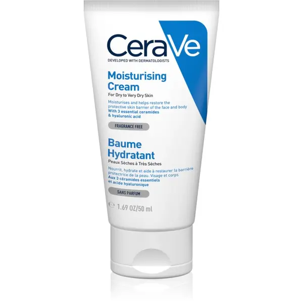 CeraVe CeraVe Moisturizers hidratantna krema za lice i tijelo za suhu i vrlo suhu kožu 50 ml