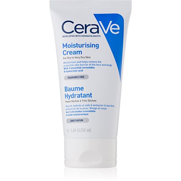 CeraVe CeraVe Moisturizers hidratantna krema za lice i tijelo za suhu i vrlo suhu kožu 50 ml