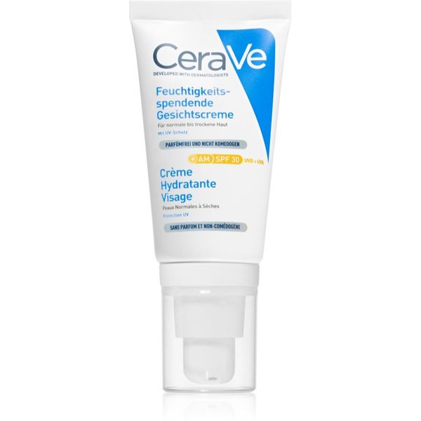 CeraVe CeraVe Moisturizers hidratantna krema za lice za normalnu i suhu kožu SPF 30 52 ml