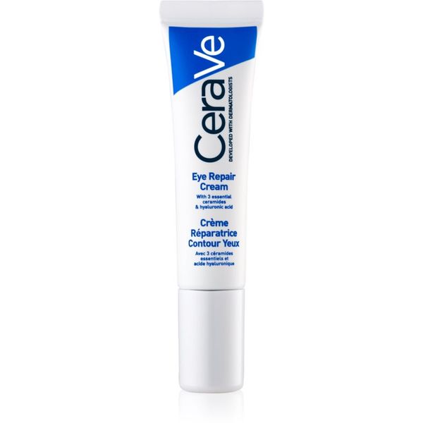 CeraVe CeraVe Moisturizers krema za područje oko očiju protiv oticanja i tamnih krugova 14 ml