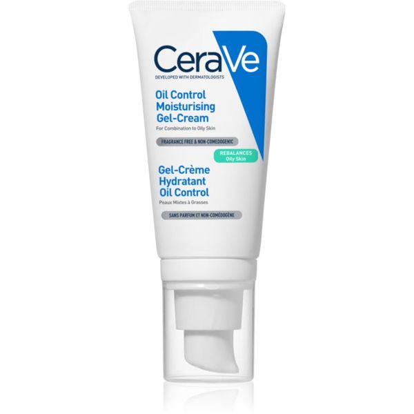 CeraVe CeraVe Oil Control Moisturising Gel-Cream hidratantna gel krema za mješovitu kožu lica 52 ml