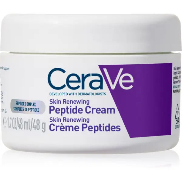 CeraVe CeraVe Skin Renewing Peptide Night Cream noćna krema za regeneraciju i obnovu gustoće kože lica 48 g