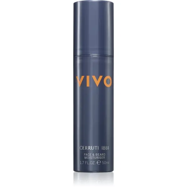 Cerruti Cerruti 1881 Vivo hidratantna krema za lice i bradu za muškarce 50 ml