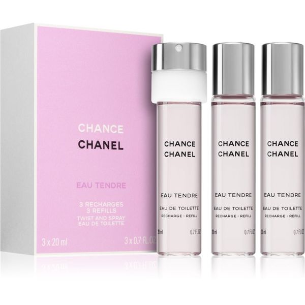 Chanel Chanel Chance Eau Tendre toaletna voda za žene 3x20 ml