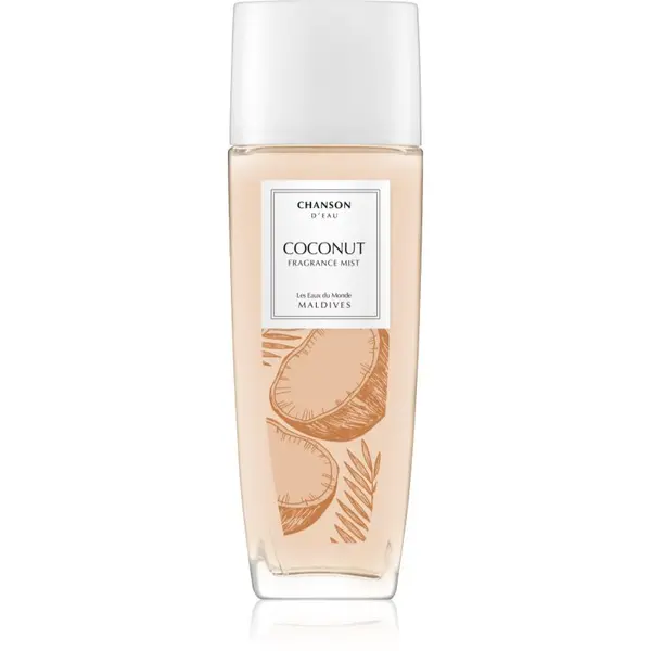 Chanson Chanson Chanson d'Eau Les Eaux Du Monde Coconut sprej za tijelo za žene 75 ml