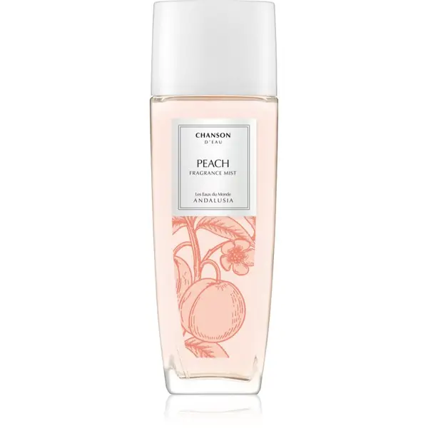 Chanson Chanson Chanson d'Eau Les Eaux Du Monde Peach sprej za tijelo za žene 75 ml