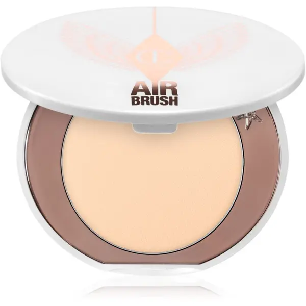 Charlotte Tilbury Charlotte Tilbury Airbrush Brightening Flawless Finish posvjetljujući kompaktni puder putno pakiranje nijansa Tan-Deep 3.4 g