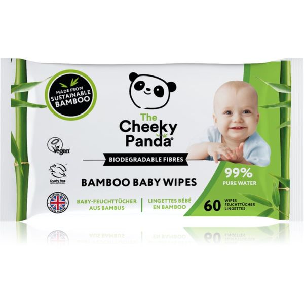 Cheeky Panda Cheeky Panda Bamboo Baby Wipes vlažne maramice za djecu od bambusa 60 kom