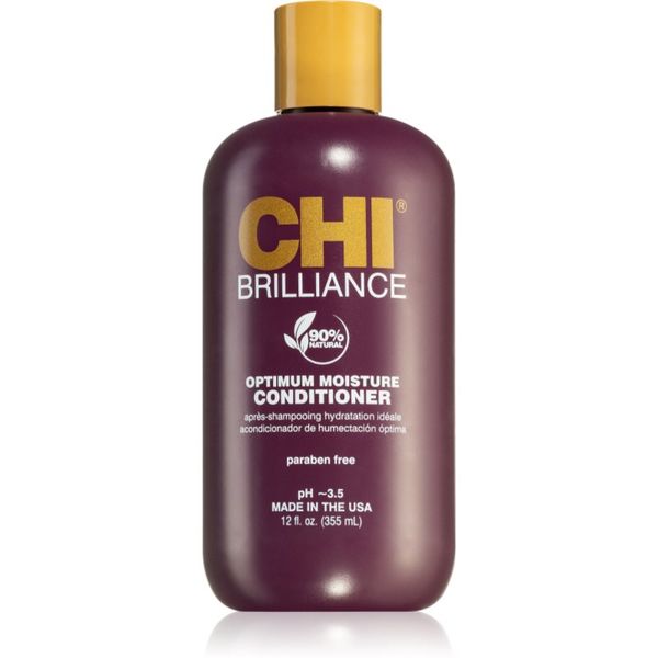 CHI CHI Brilliance Optimum Moisture Conditioner hidratantni regenerator za suhu i oštećenu kosu 355 ml
