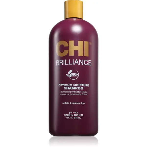 CHI CHI Brilliance Optimum Moisture Shampoo hidratantni šampon za sjajnu i mekanu kosu 946 ml