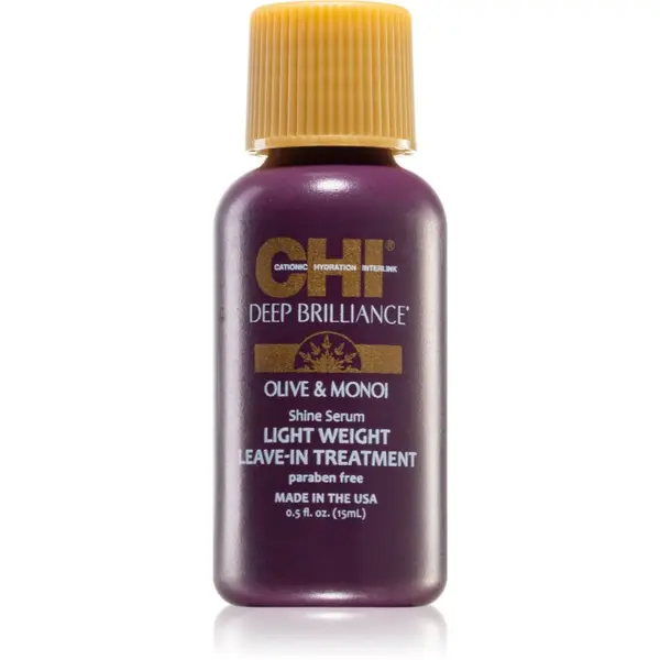 CHI CHI Brilliance Shine Serum Lightweight Leave-in Ttreatment blagi serum za sjajnu i mekanu kosu 15 ml