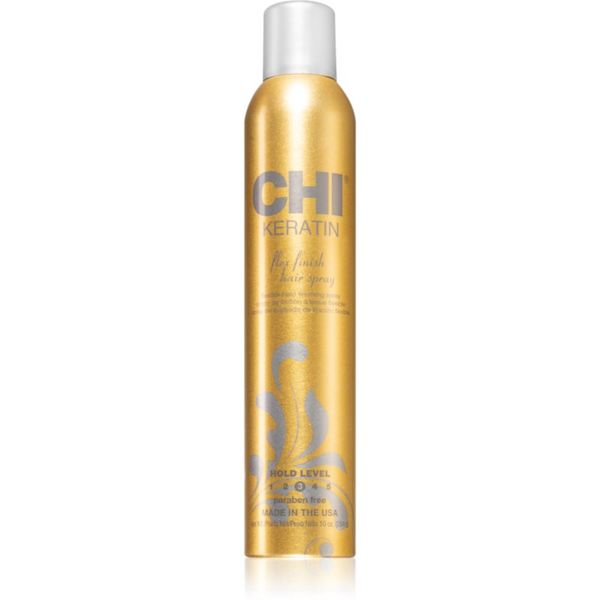 CHI CHI Keratin Flex Finish lak za kosu s keratinom 284 ml
