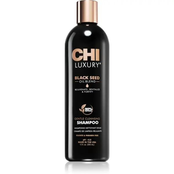 CHI CHI Luxury Black Seed Oil Gentle Cleansing Shampoo nježni šampon za čišćenje 355 ml