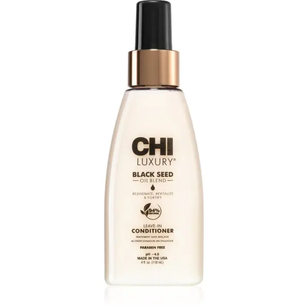 CHI CHI Luxury Black Seed Oil Leave-In Conditioner hranjivi regenerator bez ispiranja 118 ml