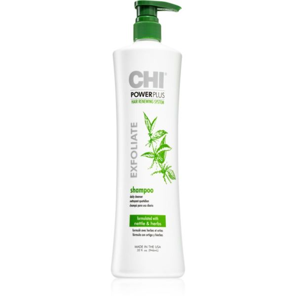 CHI CHI Power Plus Exfoliate šampon za dubinsko čišćenje s umirujućim djelovanjem 946 ml