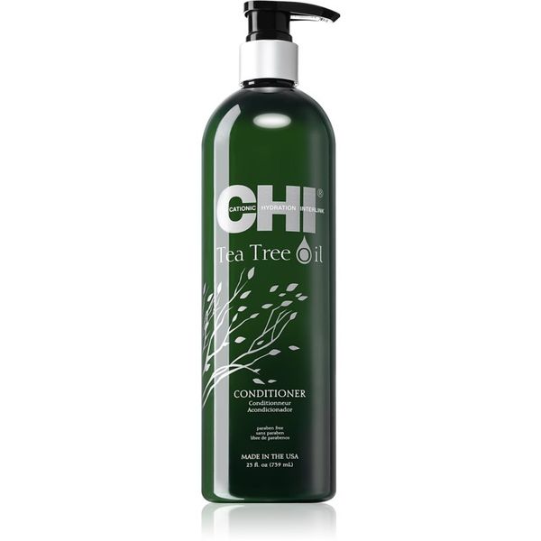 CHI CHI Tea Tree Oil Conditioner osvježavajući regenerator za masnu kožu i vlasište 739 ml