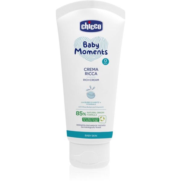 Chicco Chicco Baby Moments Rich Cream hranjiva krema za djecu od rođenja 0 m+ 100 ml