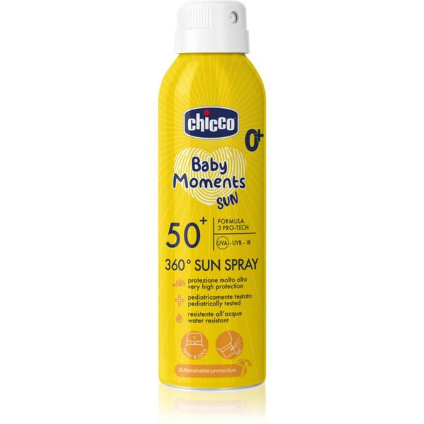 Chicco Chicco Baby Moments Sun zaštitni sprej za djecu 0 m+ 150 ml