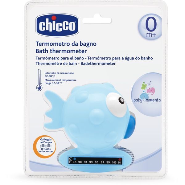 Chicco Chicco Baby Moments toplomjer za kupke Blue 1 kom