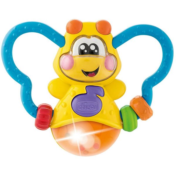 Chicco Chicco Baby Senses Lighting Bug grickalica za bebe sa zvečkom 1 kom