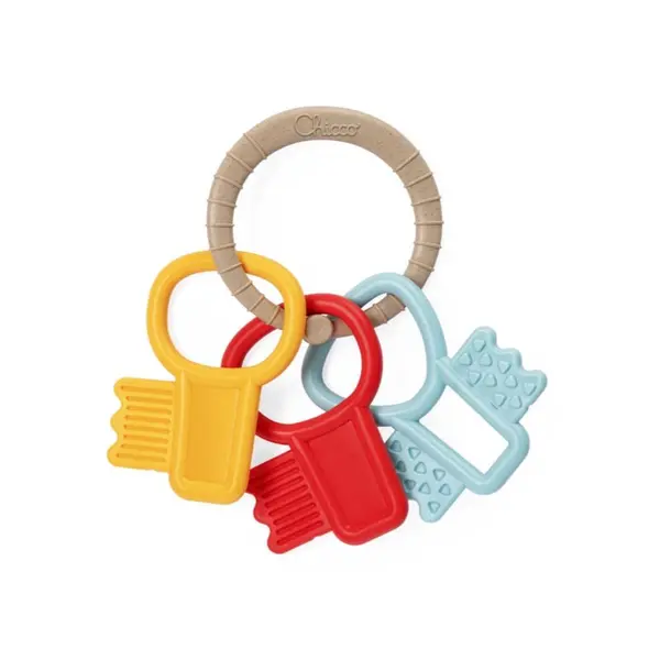 Chicco Chicco Eco+ Teething Key Ring grickalica za bebe 3 m+ 1 kom