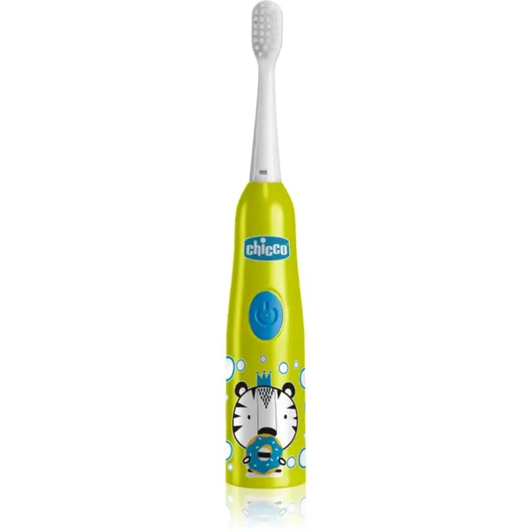 Chicco Chicco Electric Toothbrush 3y+ baterijska četkica za zube za djecu Tiger 1 kom