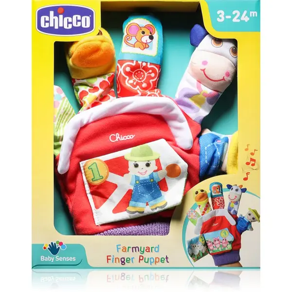 Chicco Chicco Finger Puppet 3m+ plišana igračka 20 x 24 x 4 cm 1 kom