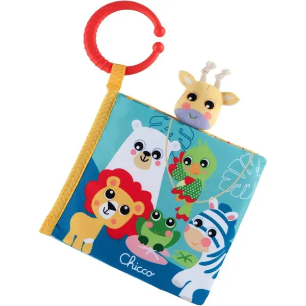 Chicco Chicco Giraffe Finger Puppet 3-24 m edukativna knjiga kontrastnih boja 15 x 4 x 15 cm 1 kom