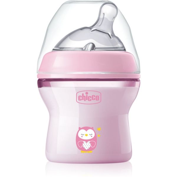 Chicco Chicco Natural Feeling Pink Girl bočica za bebe 0 m+ 150 ml