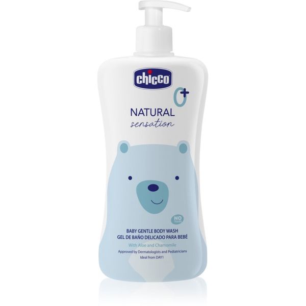Chicco Chicco Natural Sensation Baby nježni gel za kupanje za djecu od rođenja 0+ 500 ml