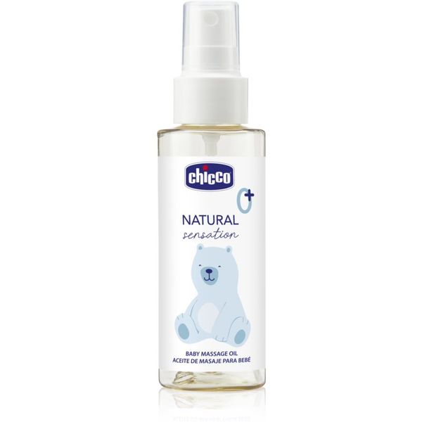 Chicco Chicco Natural Sensation Baby ulje za masažu za djecu od rođenja 0+ 100 ml