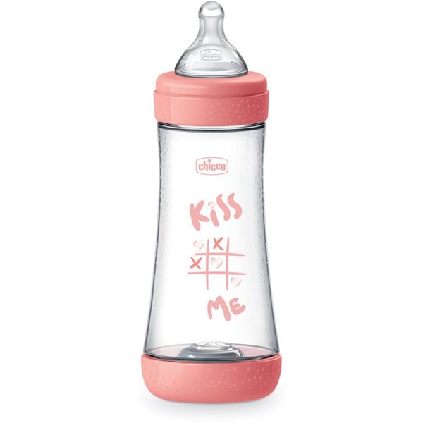 Chicco Chicco Perfect 5 bočica za bebe 4 m+ Fast Flow Pink 300 ml