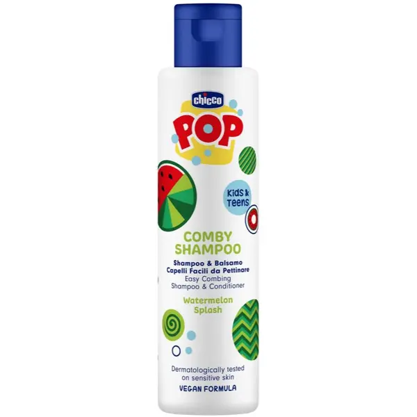 Chicco Chicco Pop Comby Shampoo & Conditioner šampon i regenerator Watermelon 250 ml