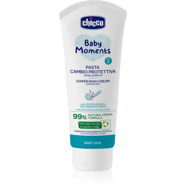 Chicco Chicco Protective Diaper Cream krema za svakodnevnu njegu dječje guze za djecu od rođenja 100 ml
