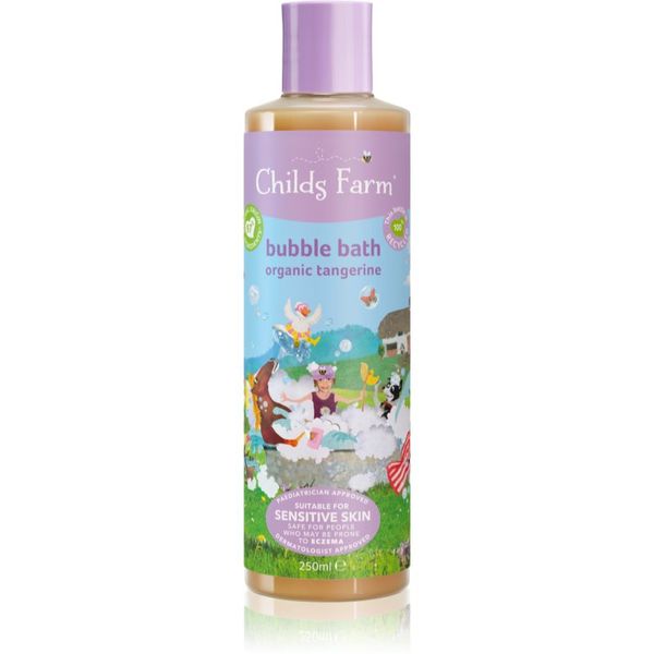 Childs Farm Childs Farm Bubble Bath kupka s mjehurićima i gel za kupanje Organic Tangerine 250 ml