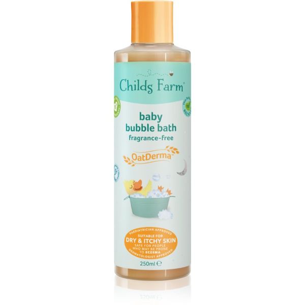 Childs Farm Childs Farm OatDerma Baby Bubble Bath kupka s mjehurićima i gel za kupanje bez parfema za djecu 250 ml