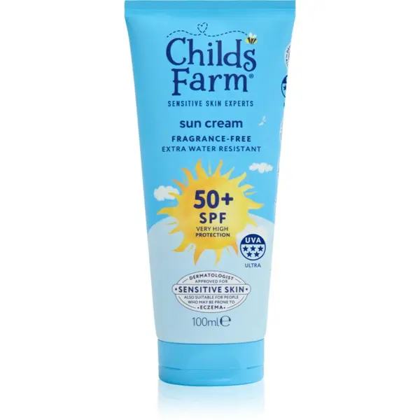 Childs Farm Childs Farm Suncare Sun Cream krema za sunčanje SPF 50+ bez mirisa 100 ml